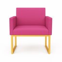 Ver imagem 6 de Poltrona Decorativa Reforçada para Recepção e Sala de Espera Rose