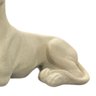 Escultura Cachorro em Poliresina Off White 36x20cm - 5