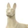 Escultura Cachorro em Poliresina Off White 36x20cm - 4