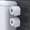 Ver imagem 2 de Porta Papel Higiênico Caixa Acoplada Suporte Branco Arm