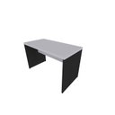 Ver imagem 2 de Escrivaninha Mesa Escritório 120CMX60CM 120cm Preto e Cinza
