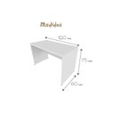 Ver imagem 3 de Escrivaninha Mesa Escritório 120CMX60CM 120cm Preto e Cinza
