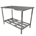 Ver imagem 2 de Mesa Aço Inox Profissional 100x60x90 Cm Nortinox Stander