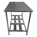 Ver imagem 3 de Mesa Aço Inox Profissional 100x60x90 Cm Nortinox Stander