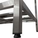 Ver imagem 6 de Mesa Aço Inox Profissional 100x60x90 Cm Nortinox Stander