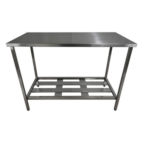 Mesa Aço Inox Profissional 100x60x90 Cm Nortinox Stander