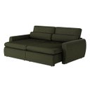 Ver imagem 5 de Sofá Cama Orgânico Multifuncional Charlie 2,10 Linho com Almofadas Soltas Conforto Anatômico Verde