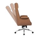 Ver imagem 6 de Kit com 4 Cadeiras Office Diretor com Revestimento Couro e Base em Aço Cromado Valencia