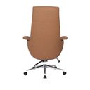 Ver imagem 7 de Kit com 4 Cadeiras Office Diretor com Revestimento Couro e Base em Aço Cromado Valencia