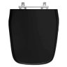 Assento Sanitário Poliéster Imperium Preto para Vaso Celite - 1