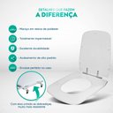 Ver imagem 4 de Assento Sanitário Poliéster Imperium Preto para Vaso Celite