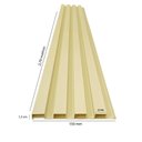 Ver imagem 4 de Painel Decorativo Ripado de Pvc Placa 270cmx15cm Bariri - Tk