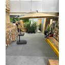 Ver imagem 2 de Ombrelone Guarda Sol em Alumínio com Base para Piscina 3x3 Cor Caquí