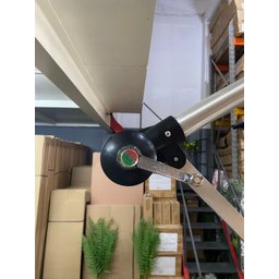 Ombrelone Guarda Sol em Alumínio com Base para Piscina 3x3 Cor Caquí - 9