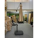 Ver imagem 6 de Ombrelone Guarda Sol em Alumínio com Base para Piscina 3x3 Cor Caquí