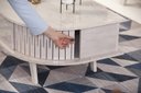 Ver imagem 3 de Mesa de Centro Indianápolis - Calacata Off White - Madetec