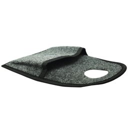 Lixeira Lixinho Automotiva Carro Carpete Logo Bordado para Câmbio Grafite - 5
