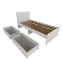 Ver imagem 4 de Cama Solteiro 2 Gavetões Santonini Branco