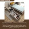 Cama Solteiro 2 Gavetões Santonini - 10