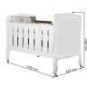 Berço Imperial Com Rodinha Em Gel Branco - 4