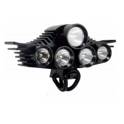 Farol Bike Bicicleta 5 Leds Recarregavel bateria 6 Células TOP - 1