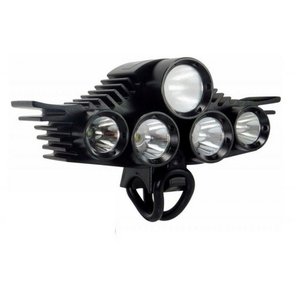 Farol Bike Bicicleta 5 Leds Recarregavel bateria 6 Células TOP