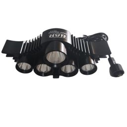 Farol Bike Bicicleta 5 Leds Recarregavel bateria 6 Células TOP - 4