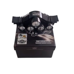 Farol Bike Bicicleta 5 Leds Recarregavel bateria 6 Células TOP - 7
