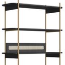Ver imagem 5 de Estante 180 Cm 6 Prateleiras Pes Metal Oslo 28965 Nero Artesano
