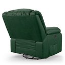 Ver imagem 3 de Poltrona do Papai Reclinável Melim Glider Giratória Massagem Pu Verde Musgo Fh1 - D'Rossi