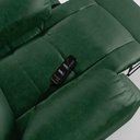 Ver imagem 5 de Poltrona do Papai Reclinável Melim Glider Giratória Massagem Pu Verde Musgo Fh1 - D'Rossi