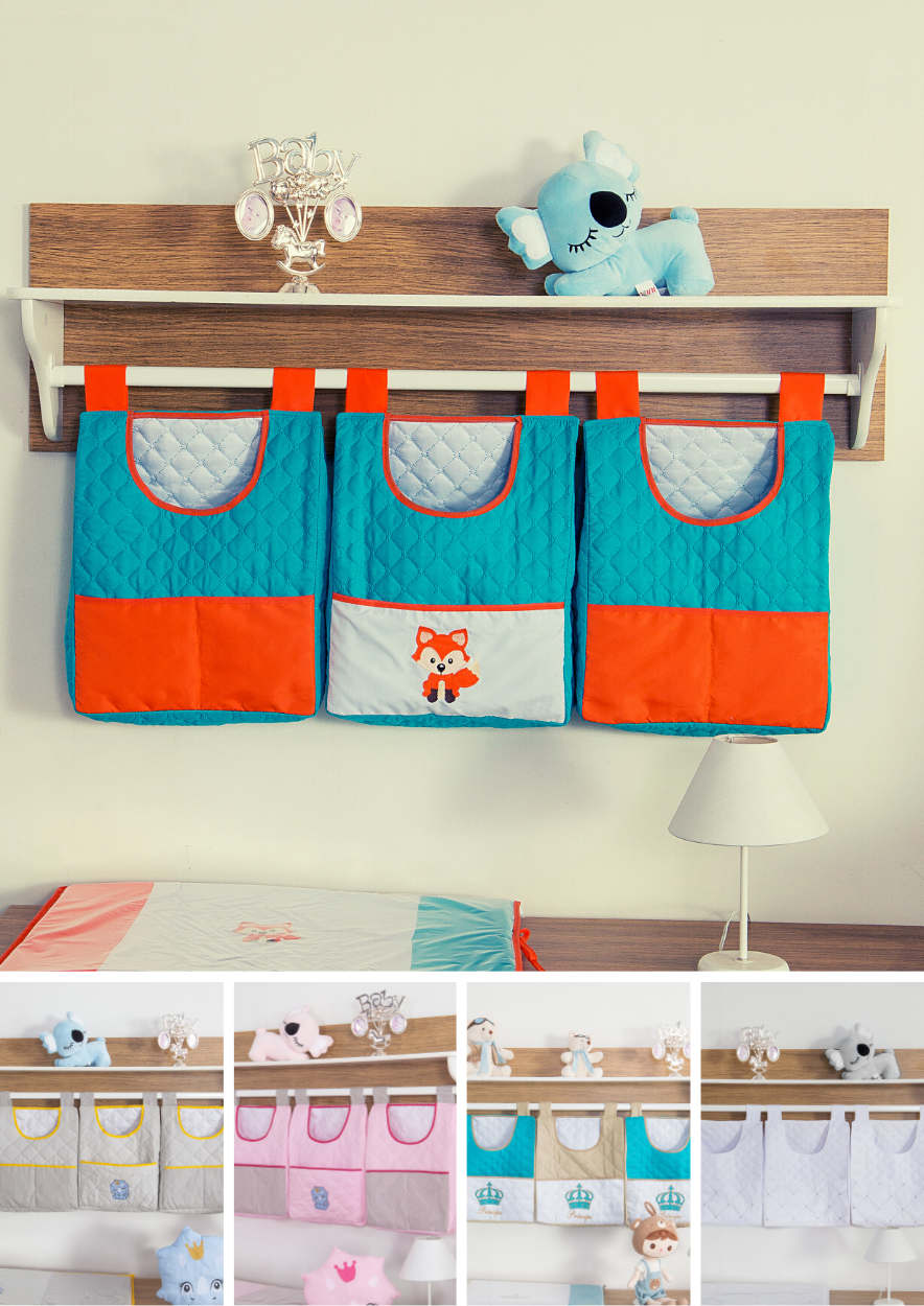 Porta fraldas kit com 3 peças para menino e menino delicado quarto de seu bebe