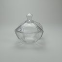 Ver imagem 5 de Potiche Bomboniere Baleiro Quadrado Home&co Tampa Vidro 9x18x18cm