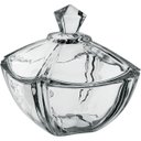 Ver imagem 1 de Potiche Bomboniere Baleiro Quadrado Home&co Tampa Vidro 9x18x18cm