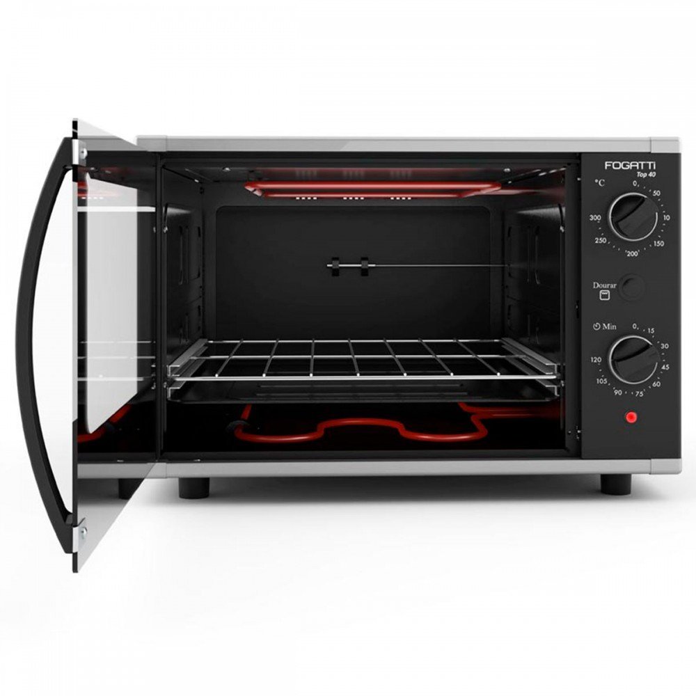 Forno Elétrico de Bancada Top 127v 40l Black - Fogatti - 3