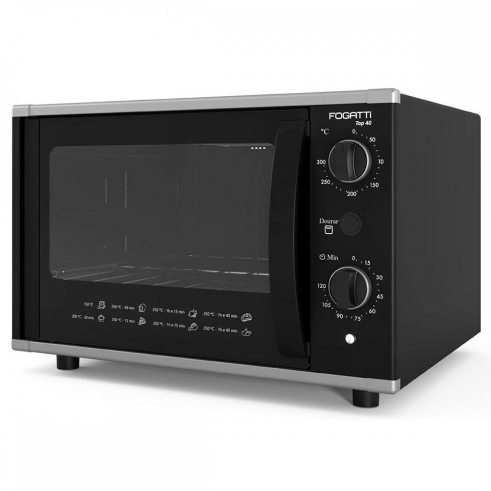 Forno Elétrico de Bancada Top 127v 40l Black - Fogatti - 2