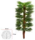 Ver imagem 1 de Planta Árvore Artificial Palmeira Leque X33 Verde 1,20cm