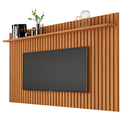 Ver imagem 2 de Painel Ripado Classic Suspenso para TV 75 Polegadas Nature