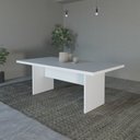 Ver imagem 1 de Mesa de Jantar Retangular Minimalista 6 Lugares 200cm Tecnomobili