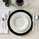 Ver imagem 2 de Faqueiro 48 Peças Colher Garfo Faca de Mesa Inteiriça Aço Inox Toronto Talheres