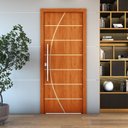 Ver imagem 3 de Porta de Madeira Frisada U.v 210cm X 70cm - R20c:mogno