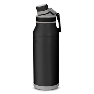 Garrafa Térmica com Alça e Bico 1,2l em Aço Inox Preta