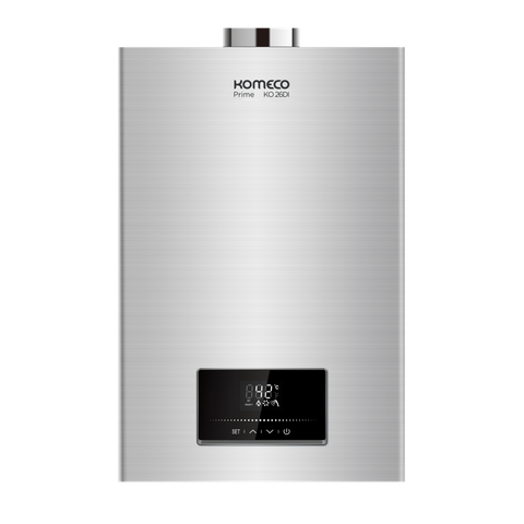 Aquecedor a Gás Digital Komeco KO 26 DI Prime WIFI 26L Inox GN