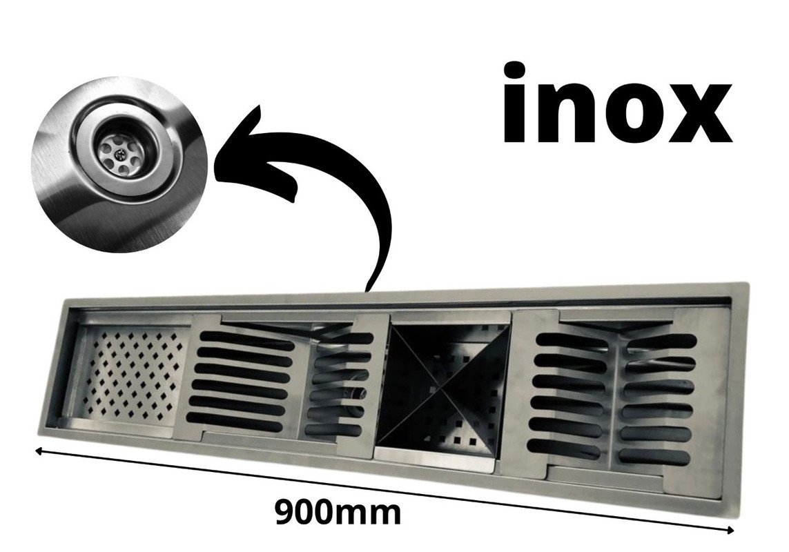 Calha Pia Cozinha Embutir Escorredor Inox - 2