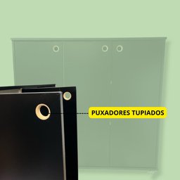 Multiuso Mdf Preto/amadeirado 20cm - 5