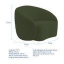 Ver imagem 5 de Kit Divã Recamier Orgânico França 220cm Lado Esquerdo e Poltrona Amore Linho