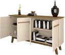 Ver imagem 4 de Aparador Buffet Opala:cinamomo/off-white