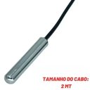 Ver imagem 2 de Kit 3 Sensores de Temperatura para Controlador Termostato Cabo 2 Metros Uso Universal Mmz Tlz e Rsz