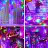 Cortina 300 Led 3x3m Colorido Rgb Pisca 8 Modos de Iluminação Usb Luz Fada Decoração Natal Festa - 8