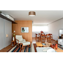 Ver imagem 3 de Luminária Decorativa Madeira Plafon Porto Belo Red 25cm